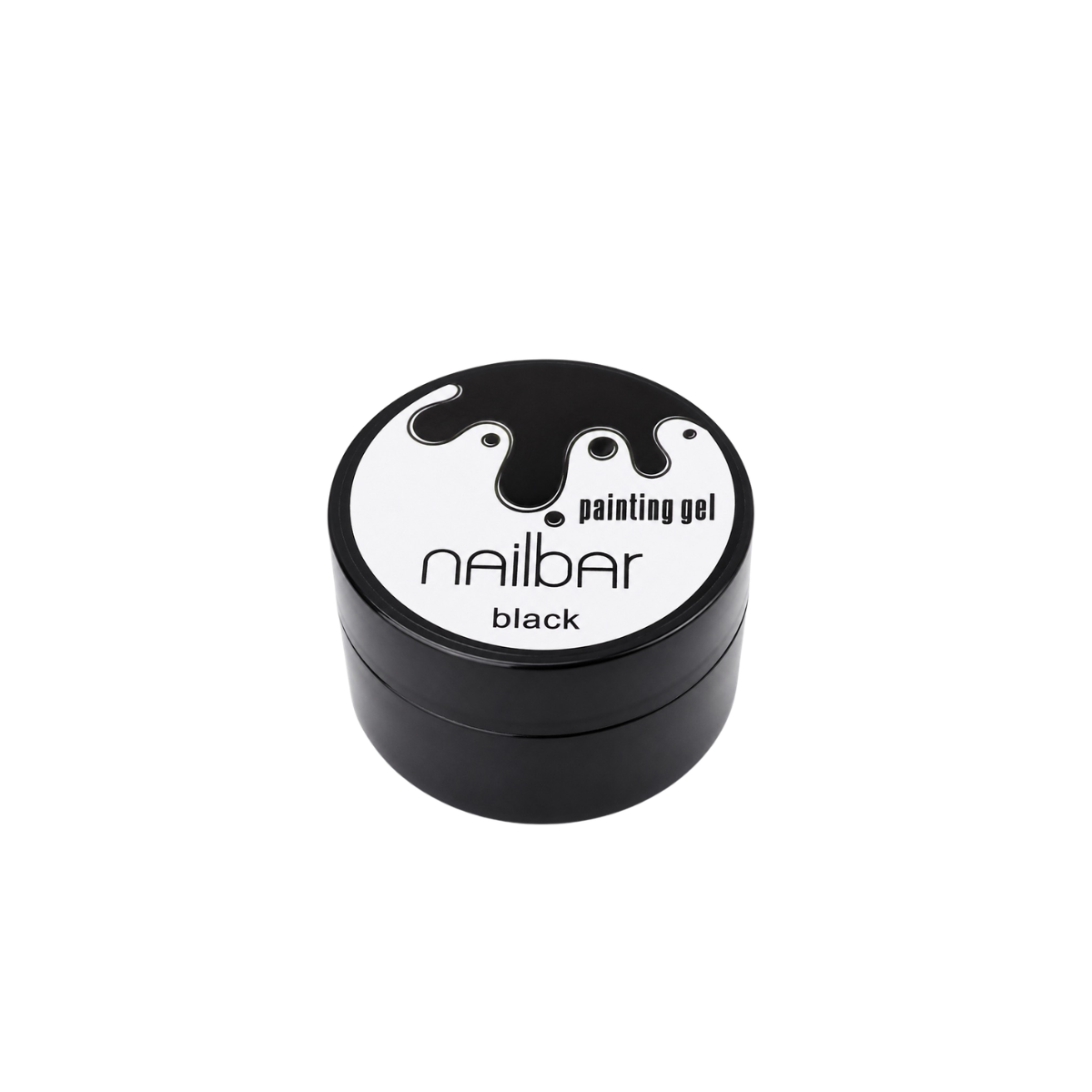 Painting gel black